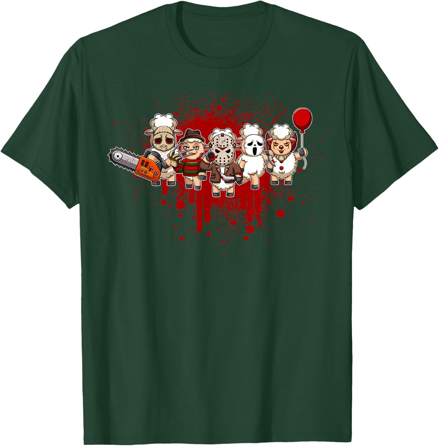 My Little Horror Crew - Halloween Sheep T-Shirt - T-Shirt | Forest