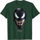 Marvel Venom Up Close Face Grin Small T-Shirt - T-Shirt | Forest