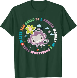 Fisher-Price Purple Monkey - Hanging Purple Monkey T-Shirt - T-Shirt | Forest