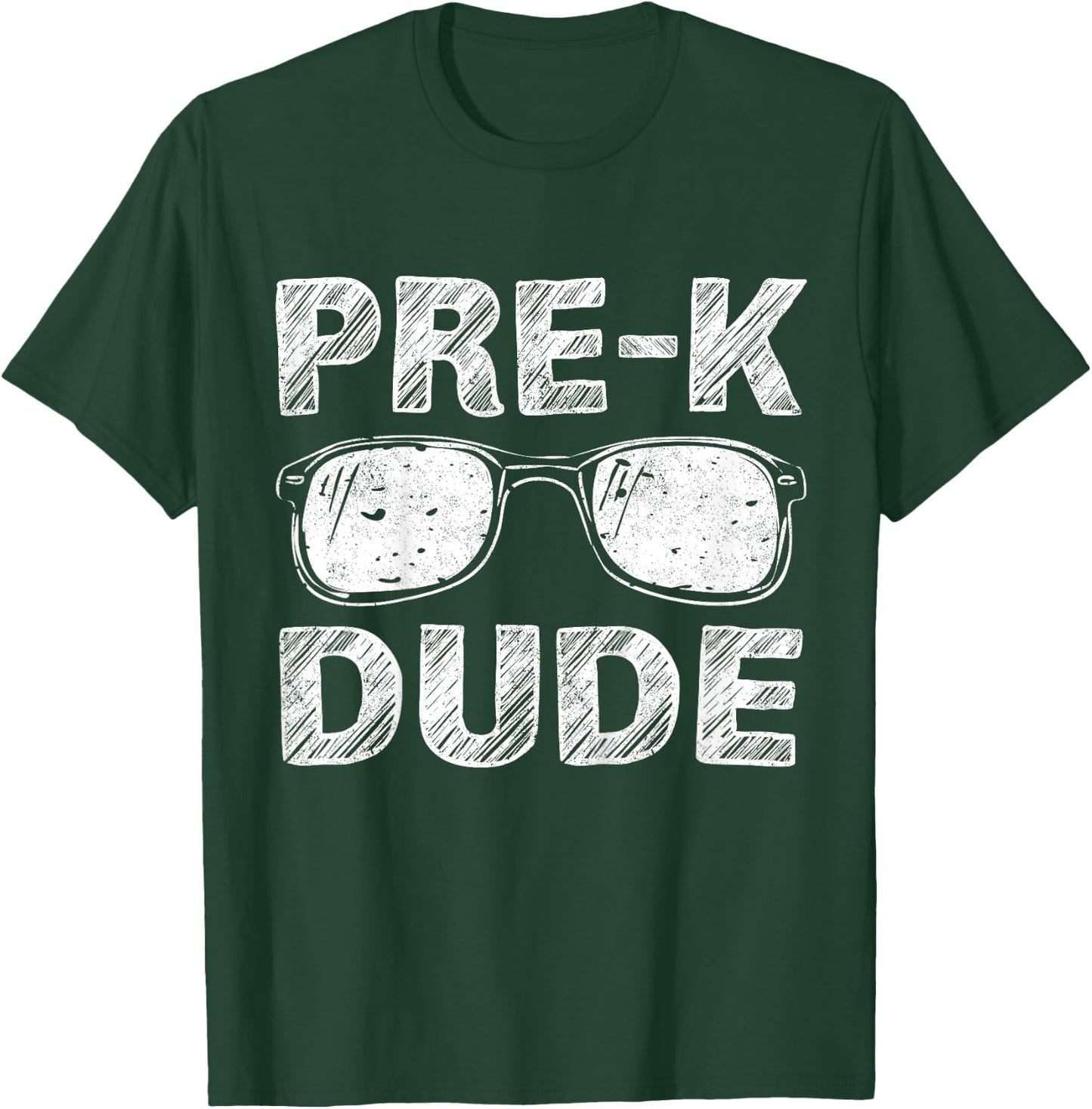 Pre-K Dude First Day of Preschool Gift Back to School T-Shirt - T-Shirt | Forest