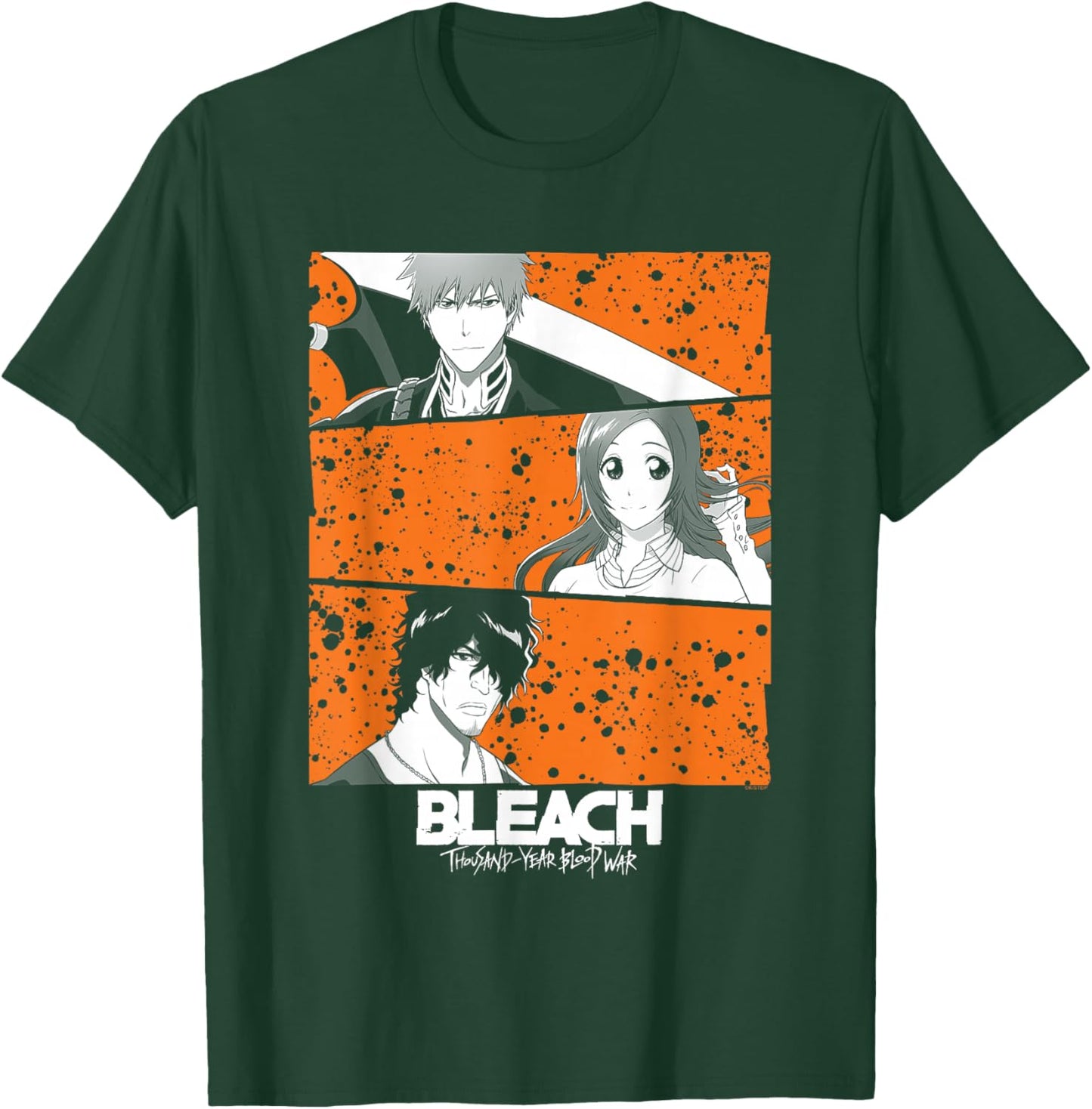 Bleach: Thousand Year Blood War Three Panel Characters Anime T-Shirt - T-Shirt | Forest