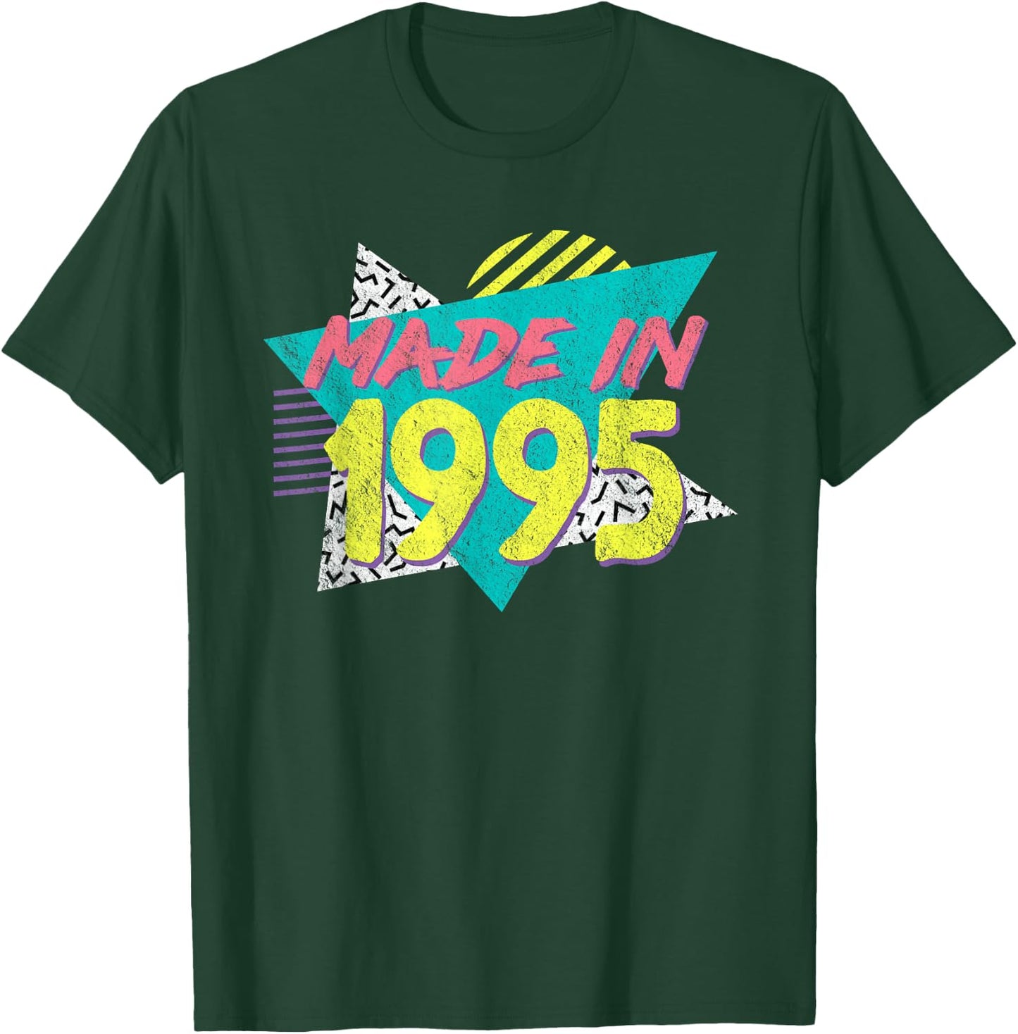 Made in 1995 Retro Vintage 30th Birthday T-Shirt - T-Shirt | Forest
