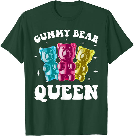 Cute Gummy Bear Art Girls Gummy Bear Lover Gummies T-Shirt - T-Shirt | Forest