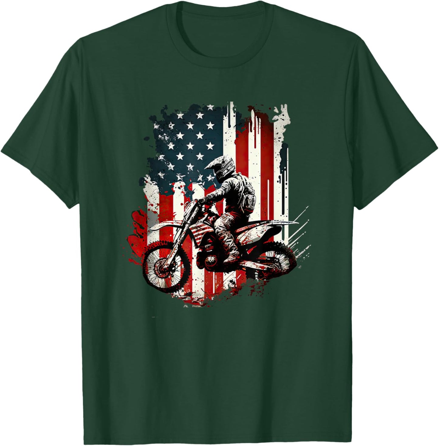 Motocross Supercross FMX Riders Dirt Bike Freestyle motocro T-Shirt - T-Shirt | Forest