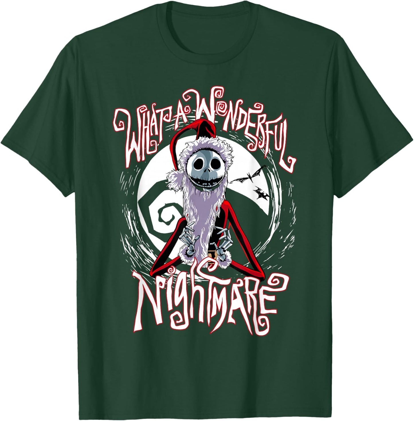 Disney The Nightmare Before Christmas Jack Santa Claus T-Shirt - T-Shirt | Forest