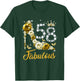 58 & Fabulous 58th Birthday Gifts Women Diamond Crown Shoes T-Shirt - T-Shirt | Forest