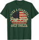 Pop-Pop Like a Grandpa Only Cooler Pop-Pop Father's Day , Small, Black T-Shirt - T-Shirt | Forest