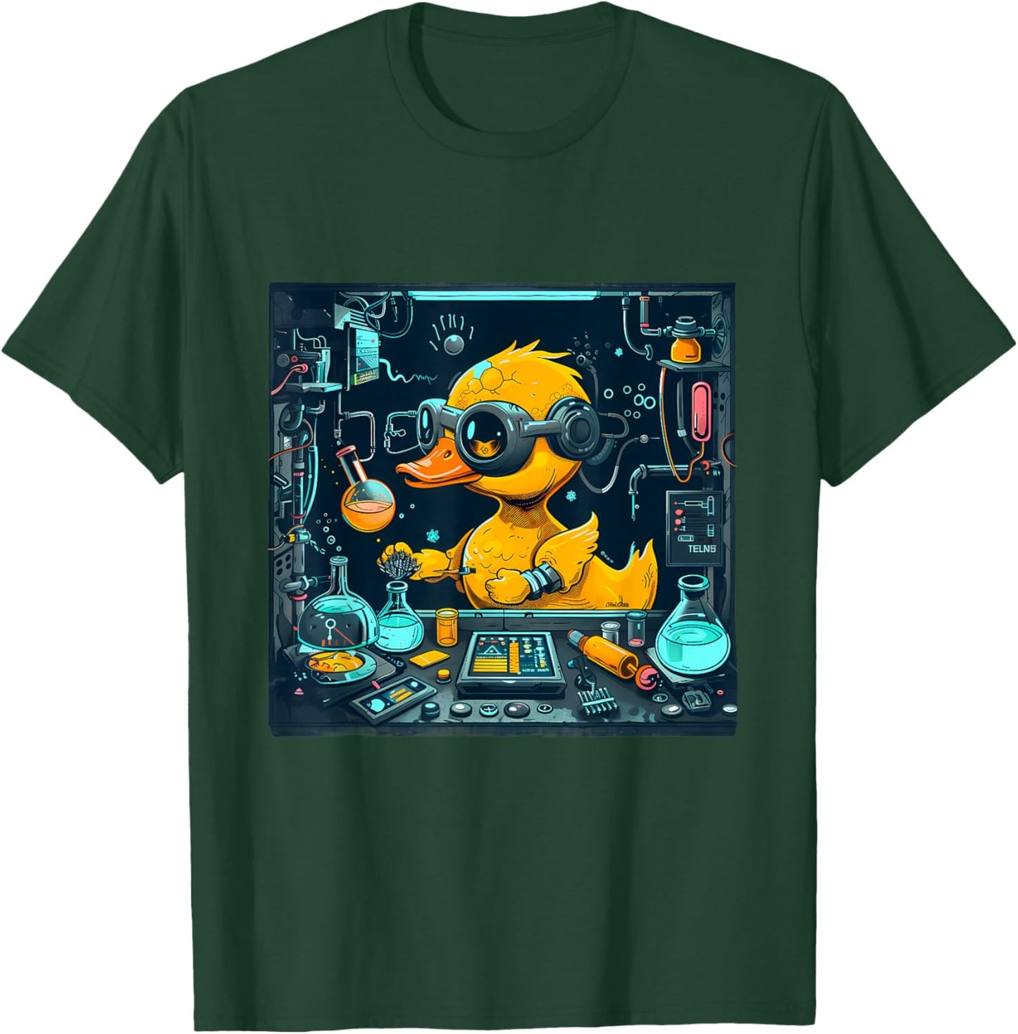 Rubber Duck Physics Chemists Teacher Science Rubber Duckie T-Shirt - T-Shirt | Forest