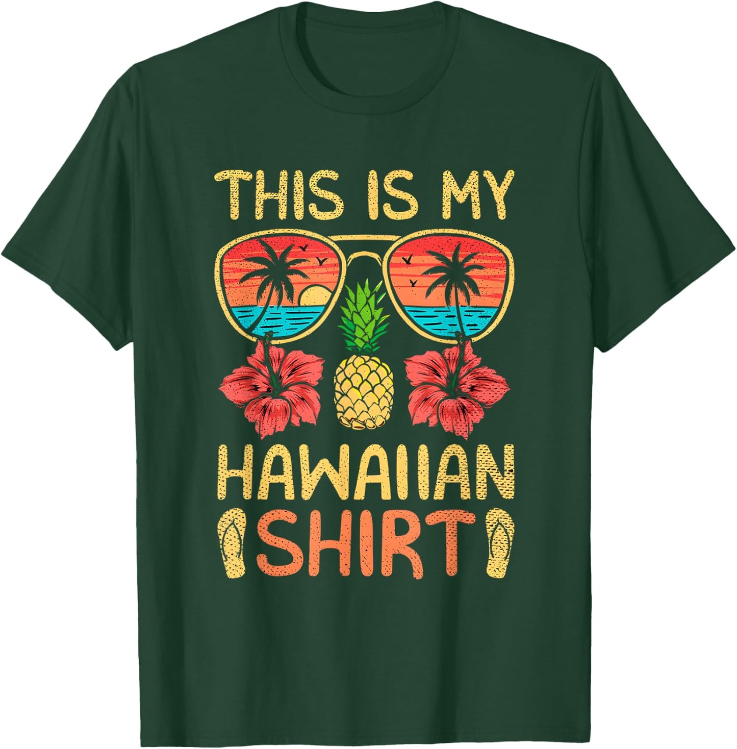 Tropical Flowers T-Shirt - T-Shirt | Forest