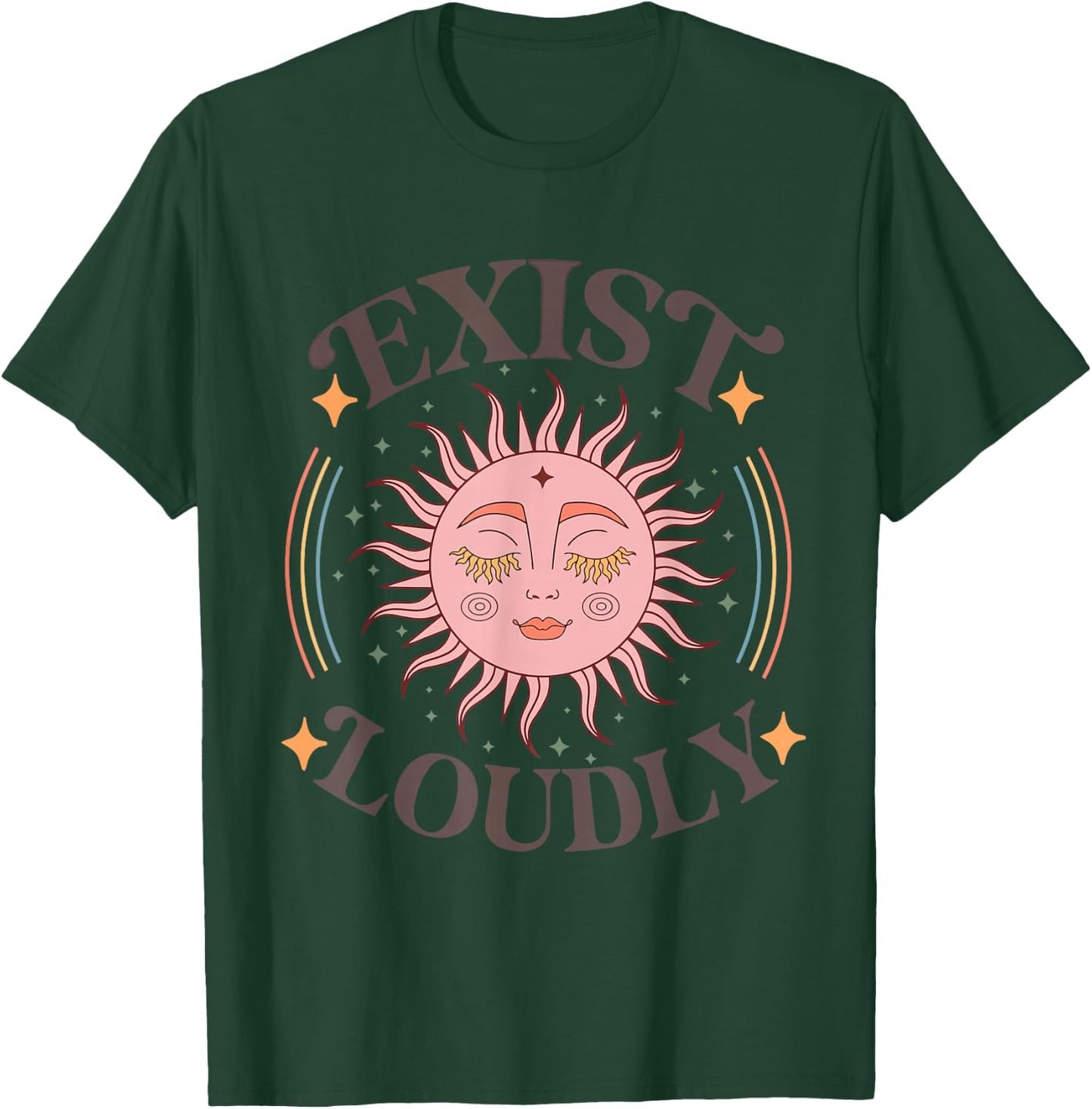 Exist loudly Funny design T-Shirt - T-Shirt | Forest