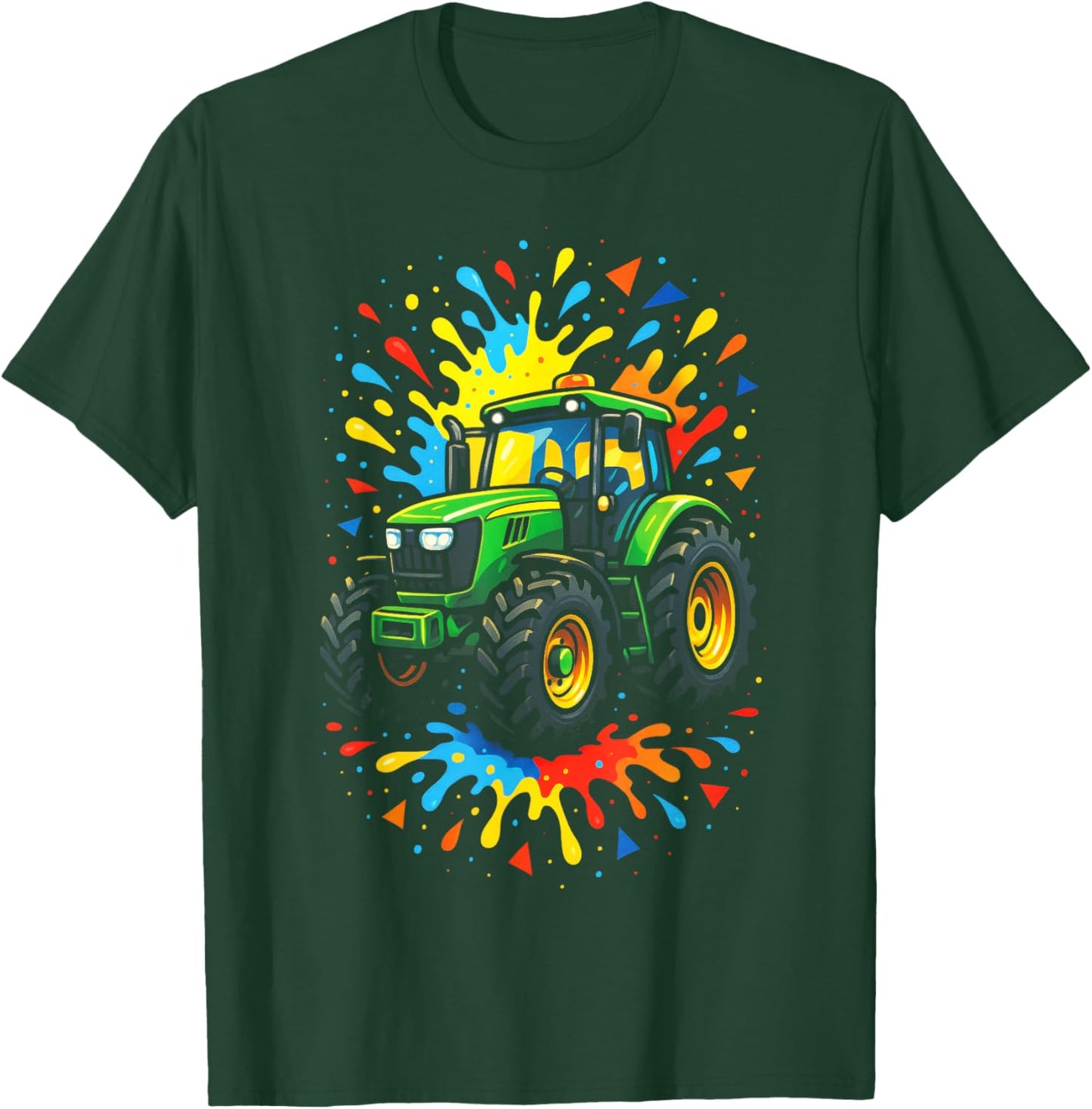 Dorfkind Dorfkinder Traktor Traktoren Trecker T-Shirt - T-Shirt | Forest