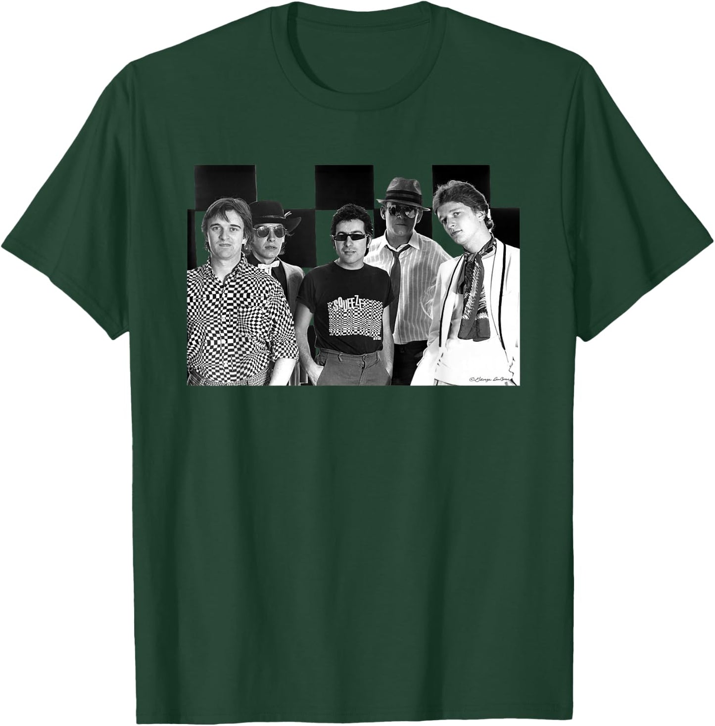 Squeeze Band Chequered Photo By George DuBose T-Shirt - T-Shirt | Forest