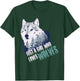 Just A Girl Who Loves Wolves | Cute Wolf Lover Gift T-Shirt - T-Shirt | Forest