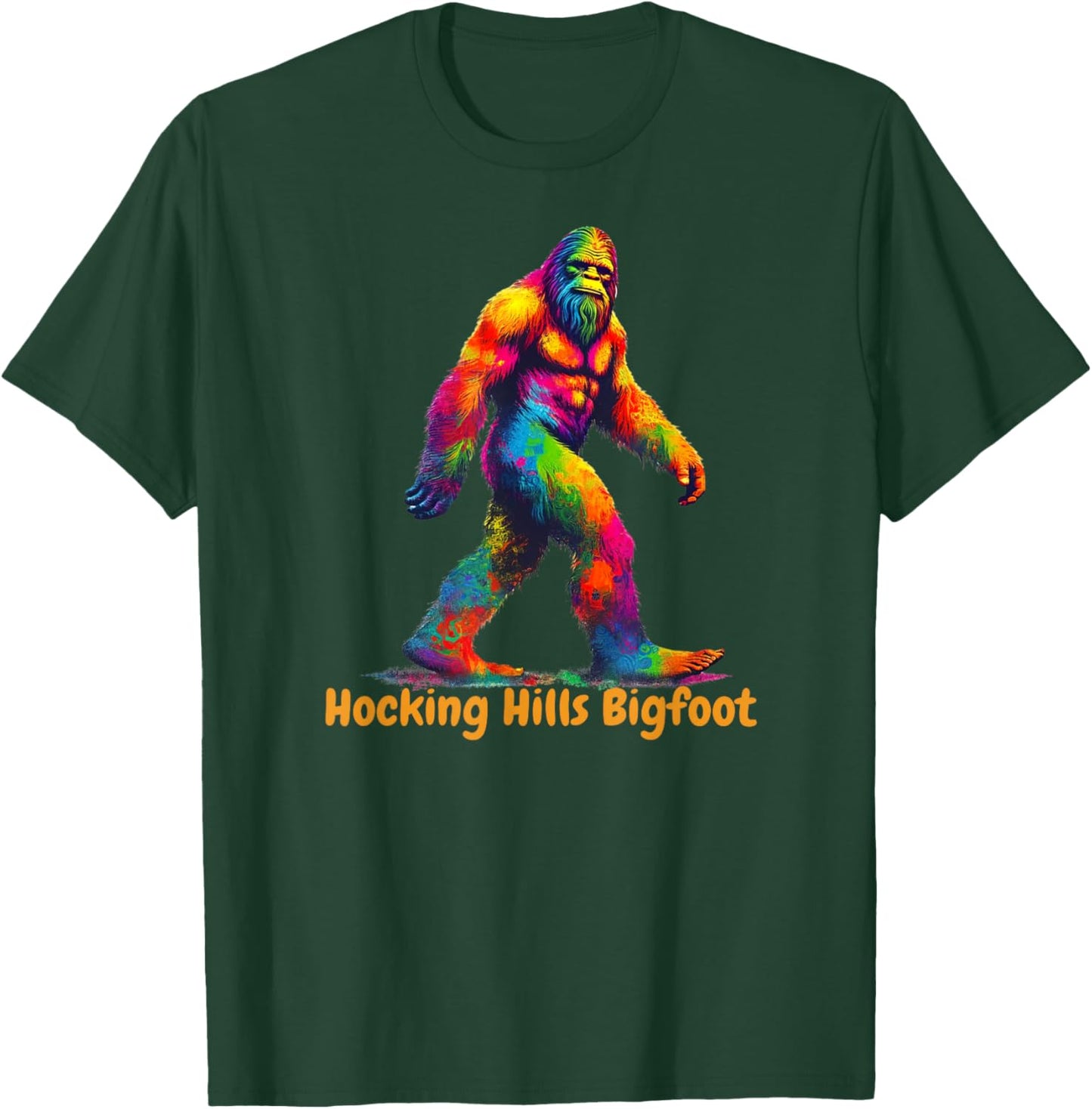 Hocking Hills Bigfoot, for Hocking Hills Hippies, Tourist T-Shirt - T-Shirt | Forest