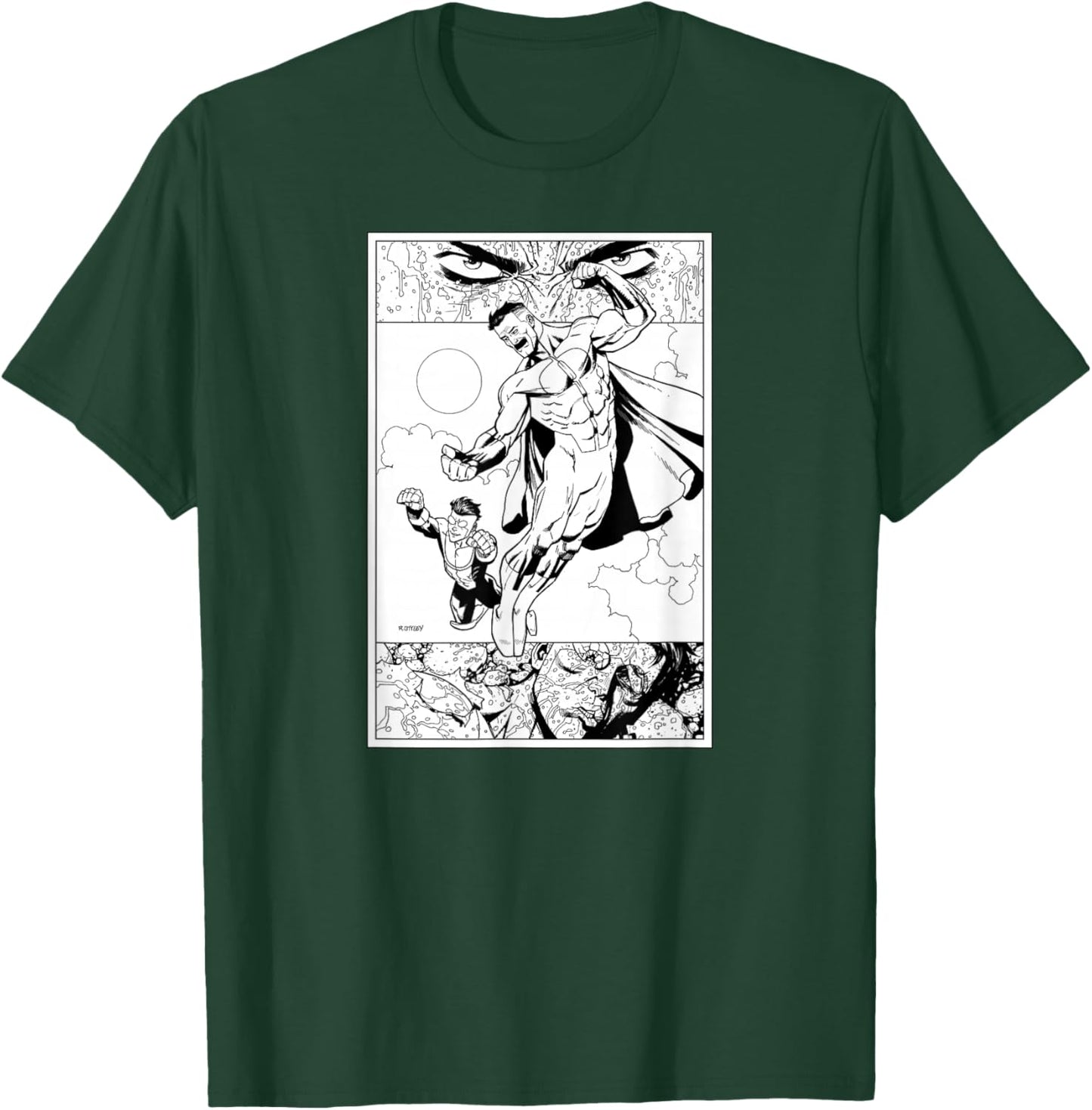 Invincible Omni-Man & Mark T-Shirt - T-Shirt | Forest