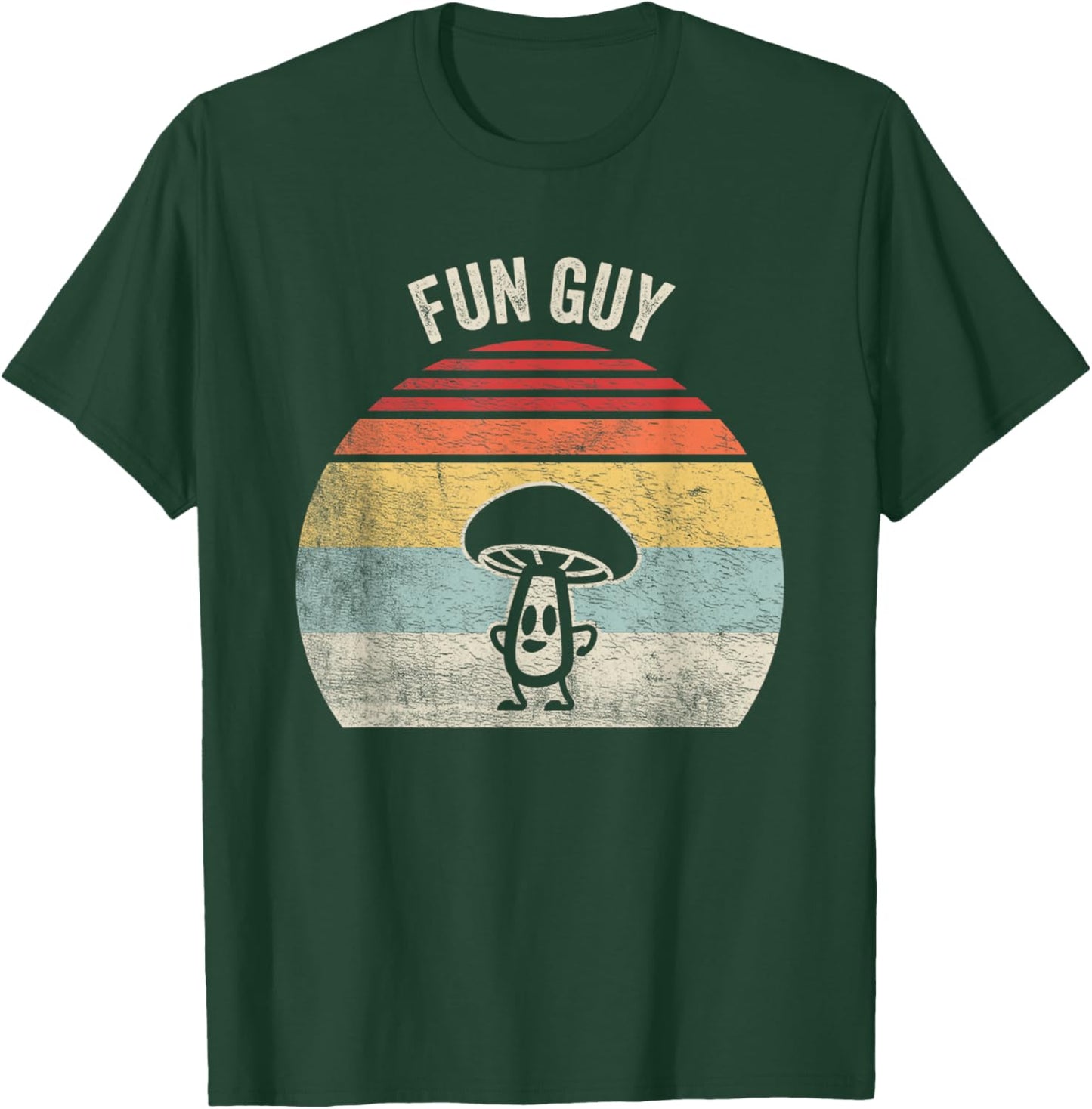 Vintage Fun Guy Fungi Shirt Funny Mushroom Fungus Humor T-Shirt - T-Shirt | Forest