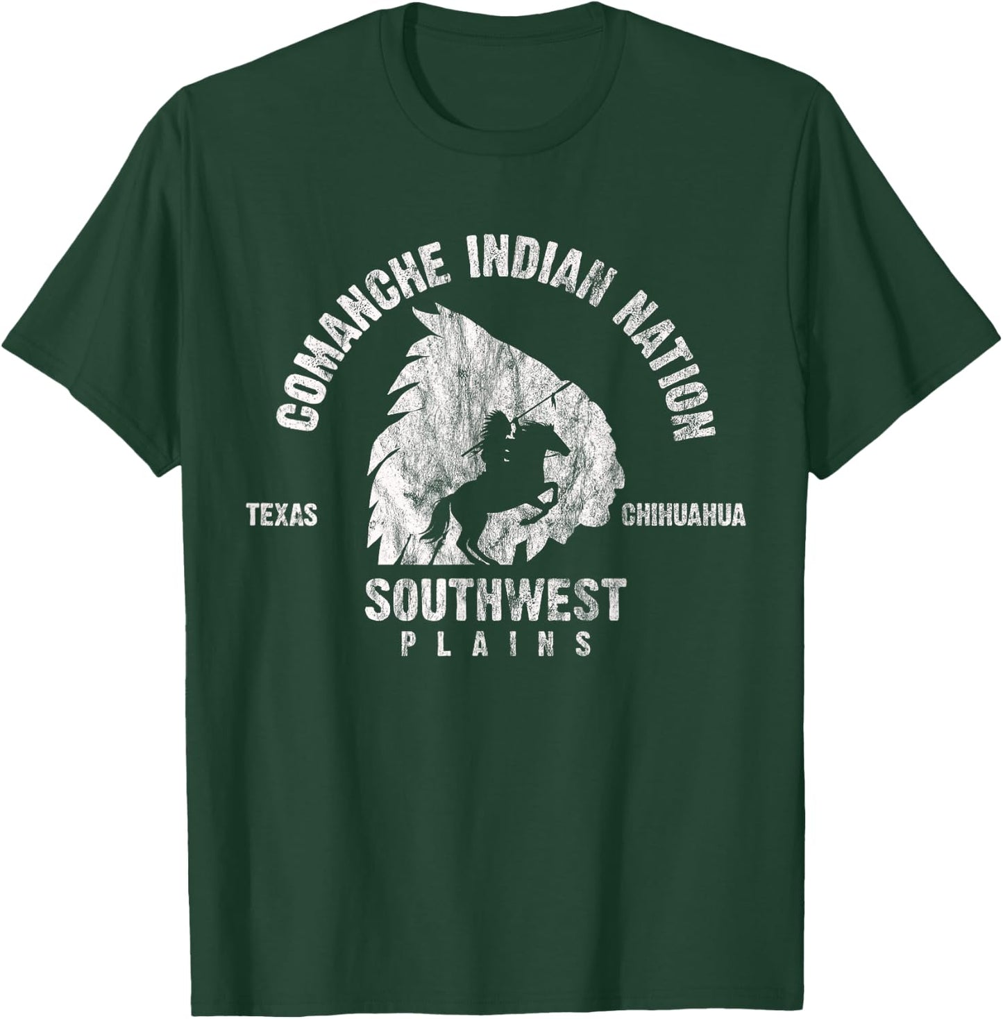 Comanche Native American Indian Pride Chief Respect vintage T-Shirt - T-Shirt | Forest