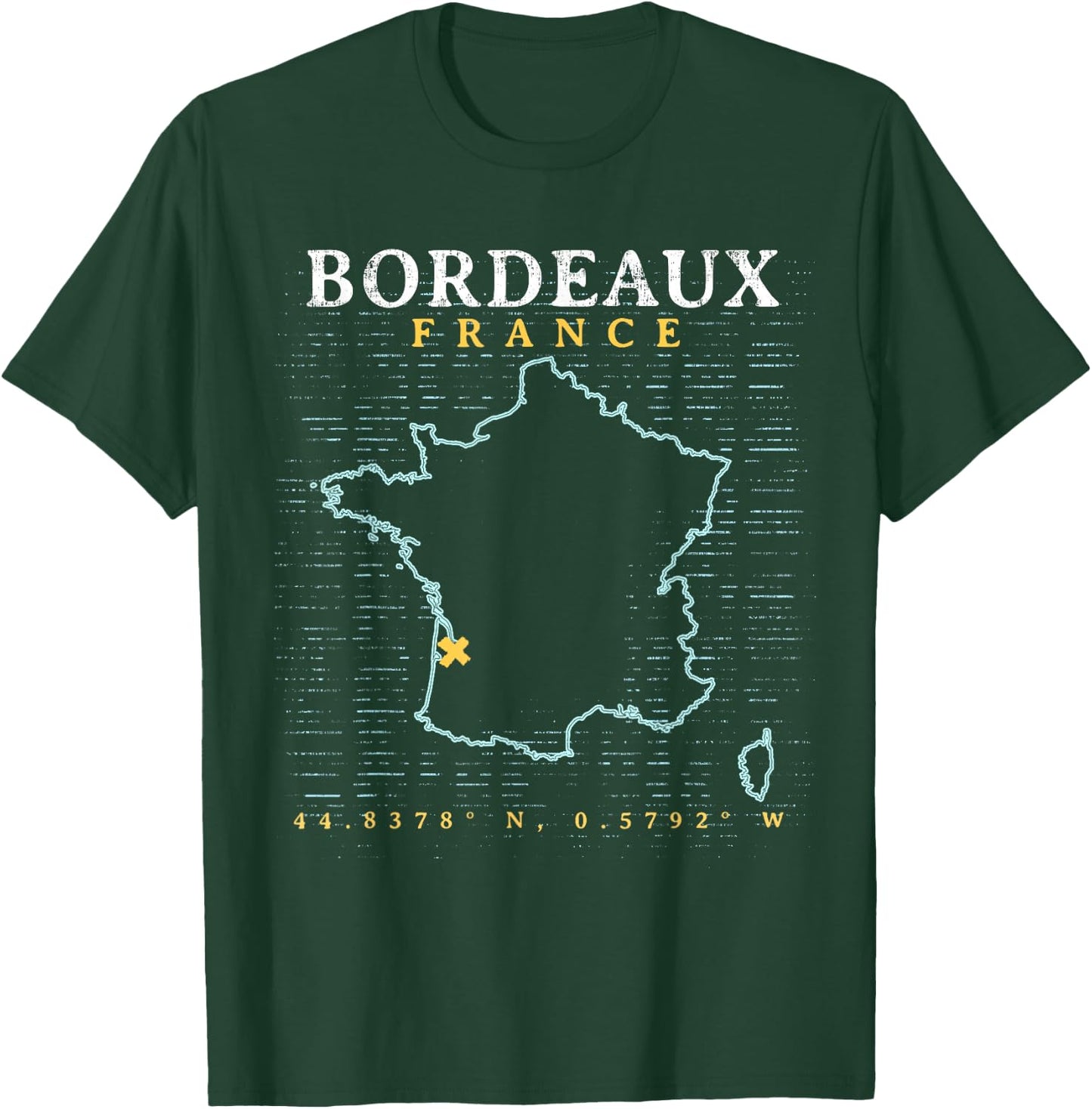 France Bordeaux T-Shirt - T-Shirt | Forest