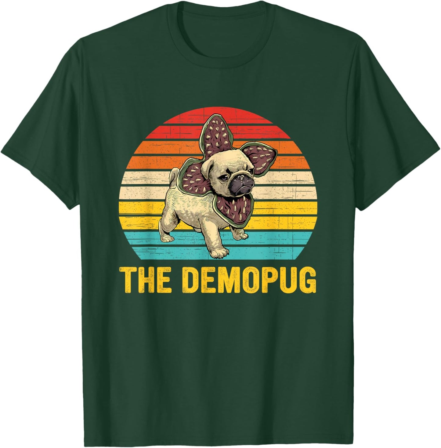 The Demopug T-Shirt - T-Shirt | Forest
