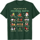 Christmas Oncology Rn Nurse 12 Days Of An Oncology Nurse T-Shirt - T-Shirt | Forest