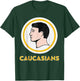 Caucasians Funny Vintage Caucasians Pride T-Shirt - T-Shirt | Forest