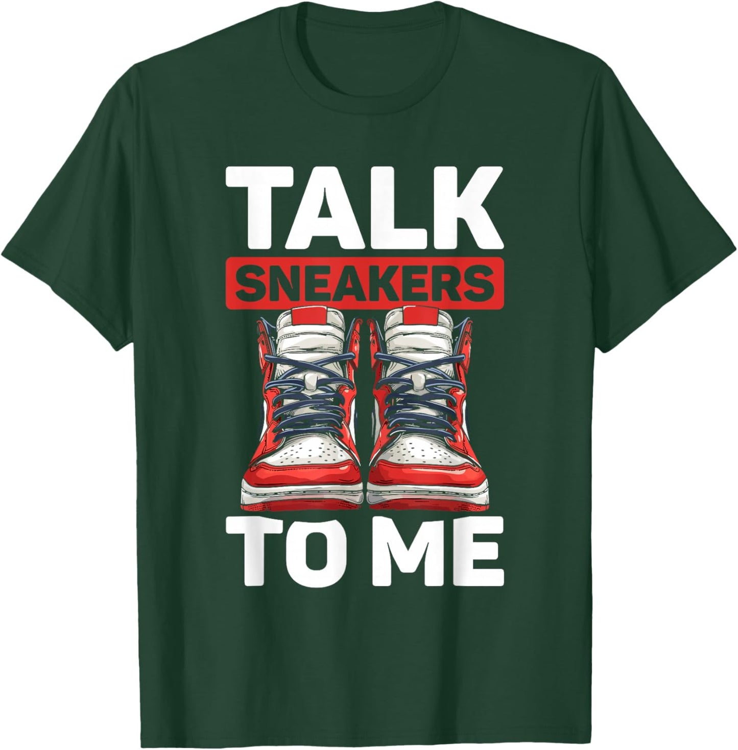 Street Style Shoes - Streetwear Grails Sneaker Head T-Shirt - T-Shirt | Forest