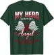 My Hero Is Now My Angel Multiple Myeloma Awareness MM Gift T-Shirt - T-Shirt | Forest