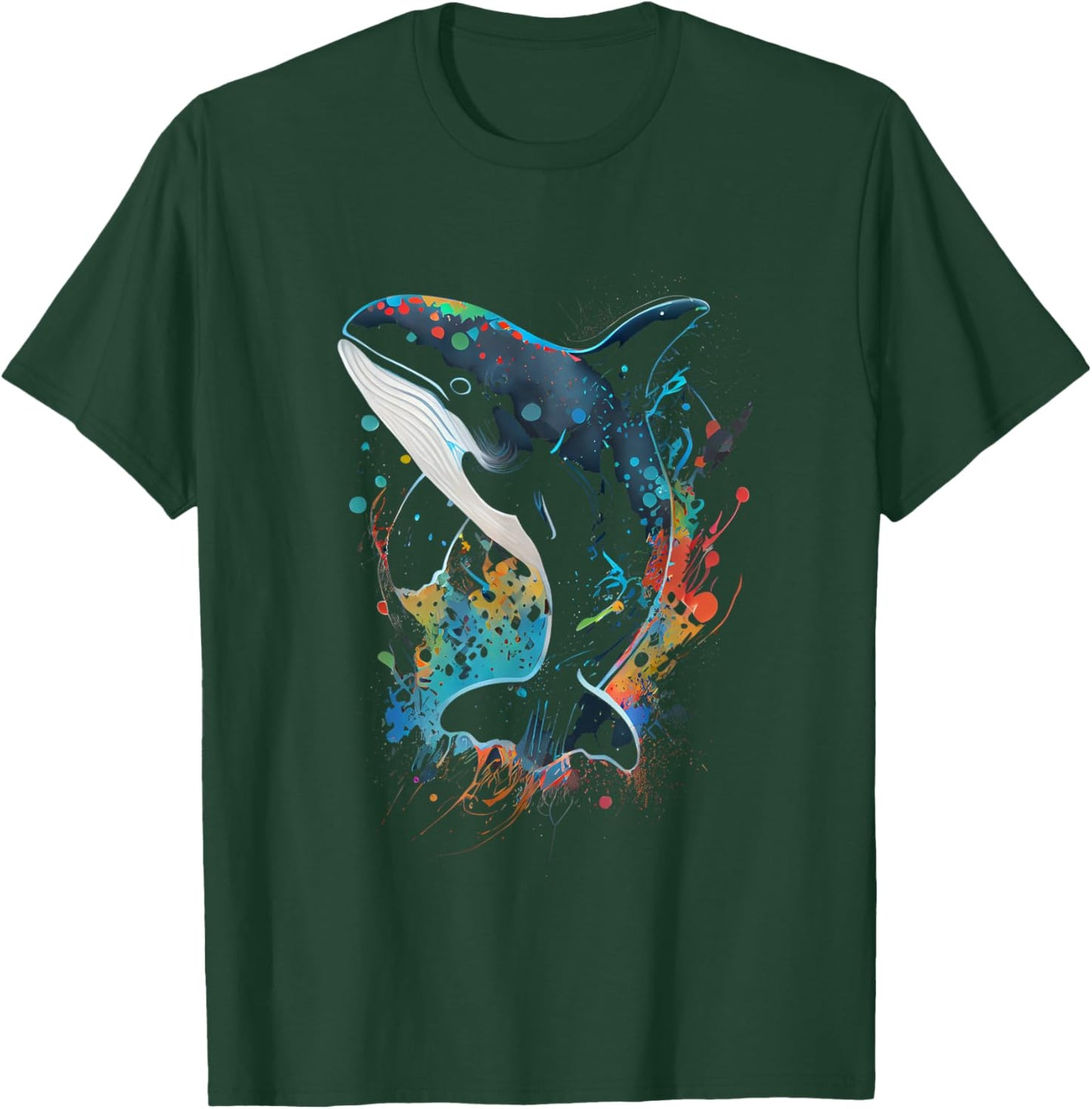 Orca whale fish favorite animal fan orca favorite fish T-Shirt - T-Shirt | Forest