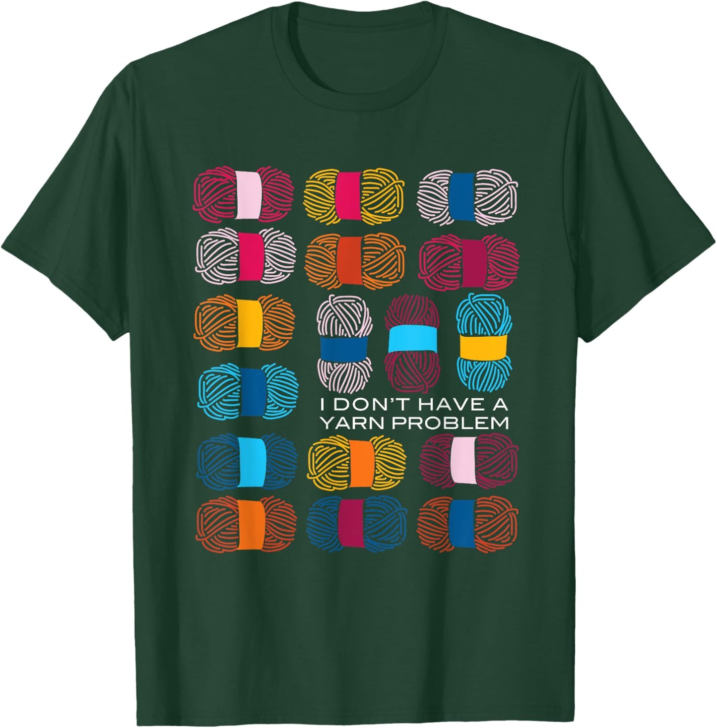 Funny Yarn Collecting, Knitting Crocheting T-Shirt - T-Shirt | Forest