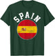 Spain Flag Vintage T-Shirt - T-Shirt | Forest