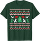 Trex Ugly Christmas Sweater Kid Dinosaur Lover Holiday Xmas T-Shirt - T-Shirt | Forest