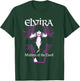 Elvira, Mistress of The Dark Purple Bats and Coffin T-Shirt - T-Shirt | Forest