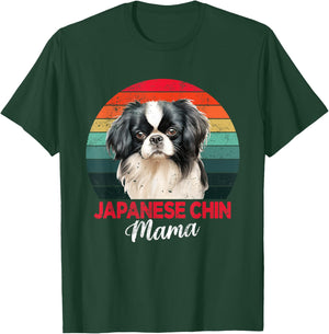 Japanese Chin Mama Dog Mom Owner Funny Gift T-Shirt - T-Shirt | Forest