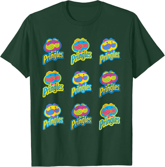 Pringle's Neon Logo Pattern T Shirt T-Shirt - T-Shirt | Forest