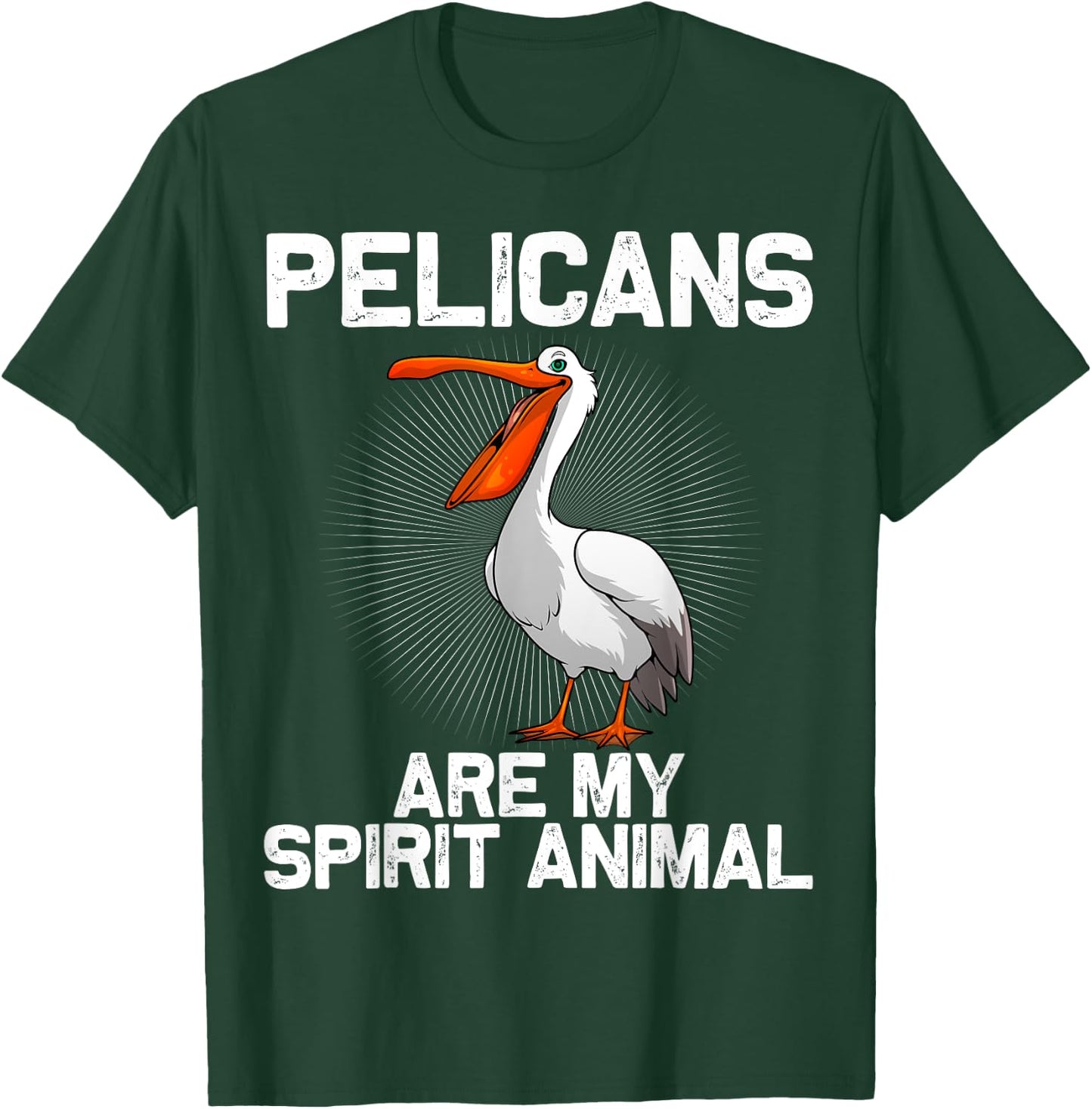 Cool Pelican Design Women Kids Pelican Bird Pelican T-Shirt - T-Shirt | Forest