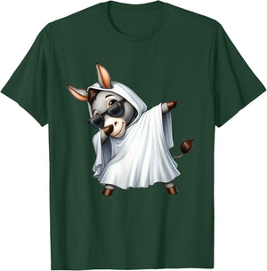 Funny Ghost Donkey Halloween Animals Donkey Lover Spooky T-Shirt - T-Shirt | Forest