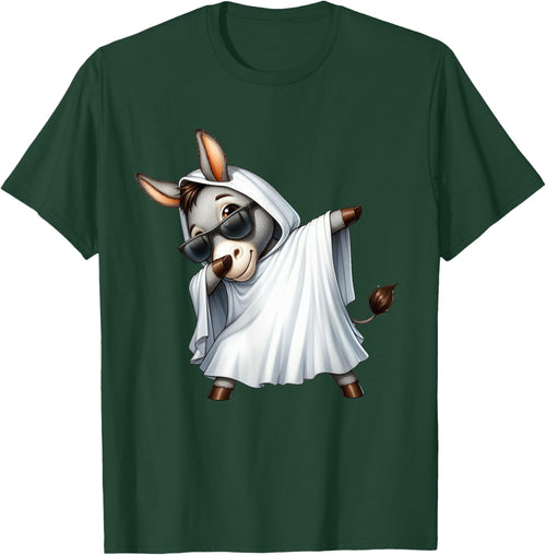 Funny Ghost Donkey Halloween Animals Donkey Lover Spooky