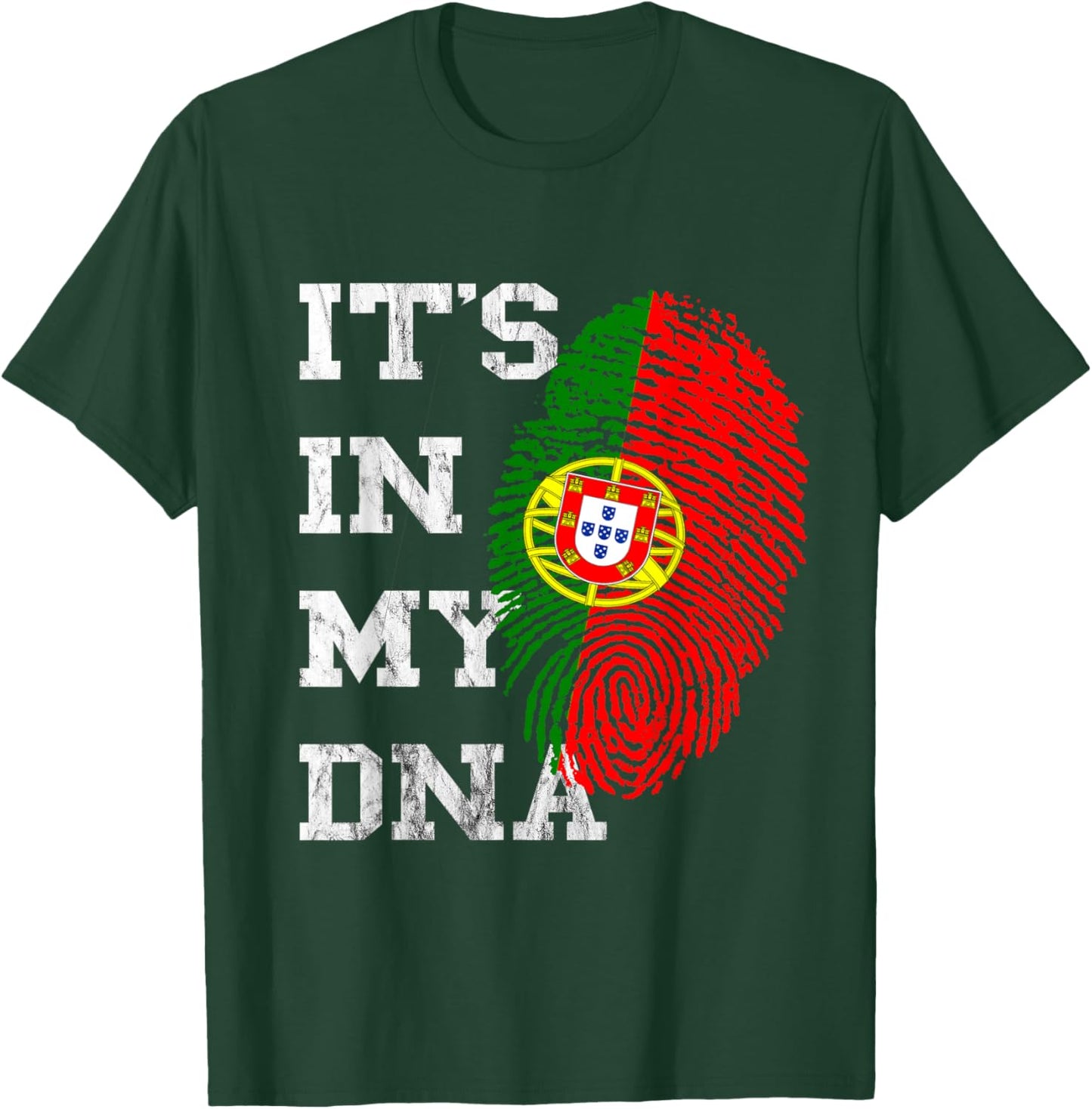 It Is In My DNA Portugal Genetics Portuguese Roots T-Shirt - T-Shirt | Forest