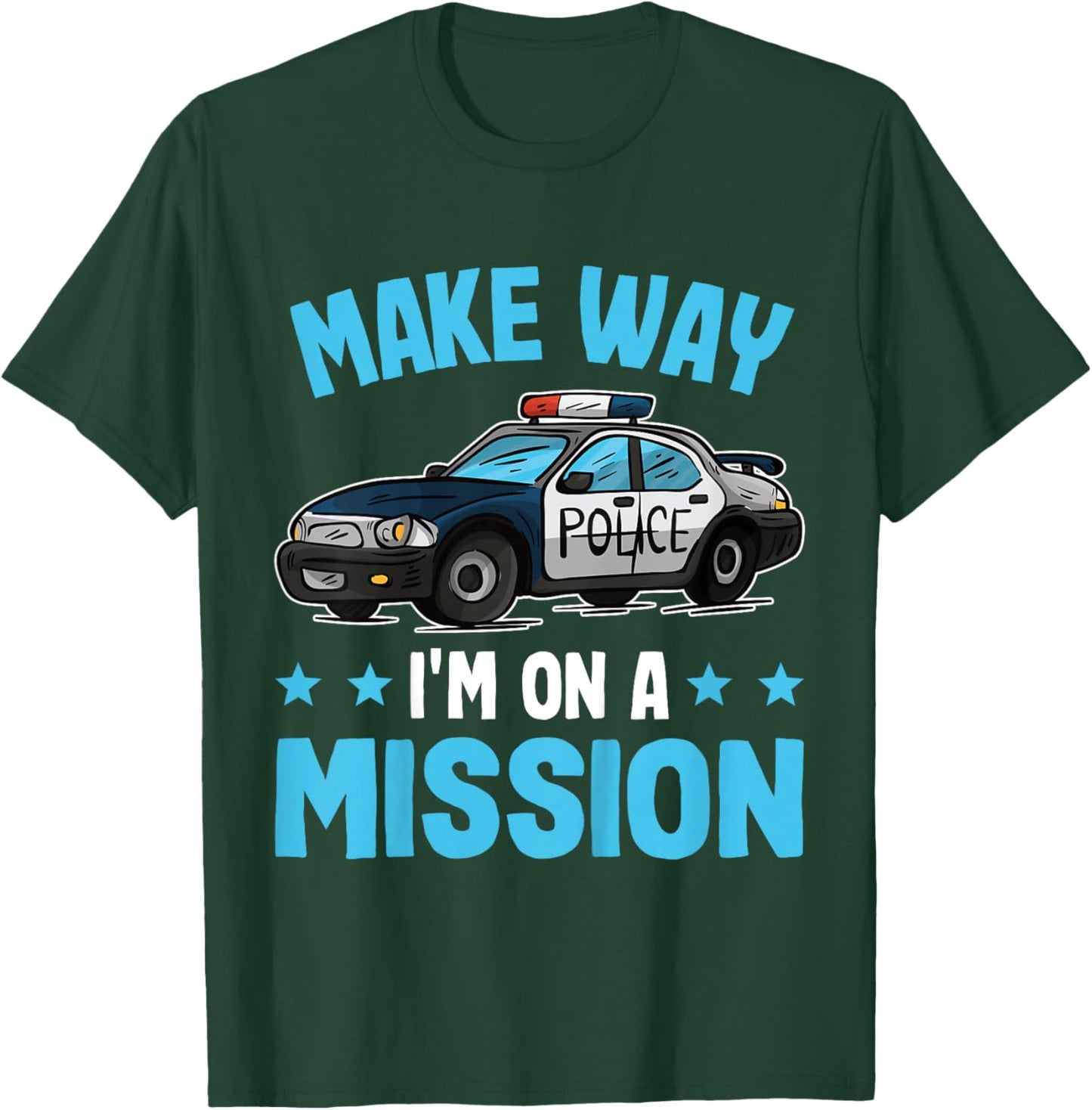 Kids Police Shirt Toddler | Cop Shirt Kids | Police Kids T-Shirt - T-Shirt | Forest