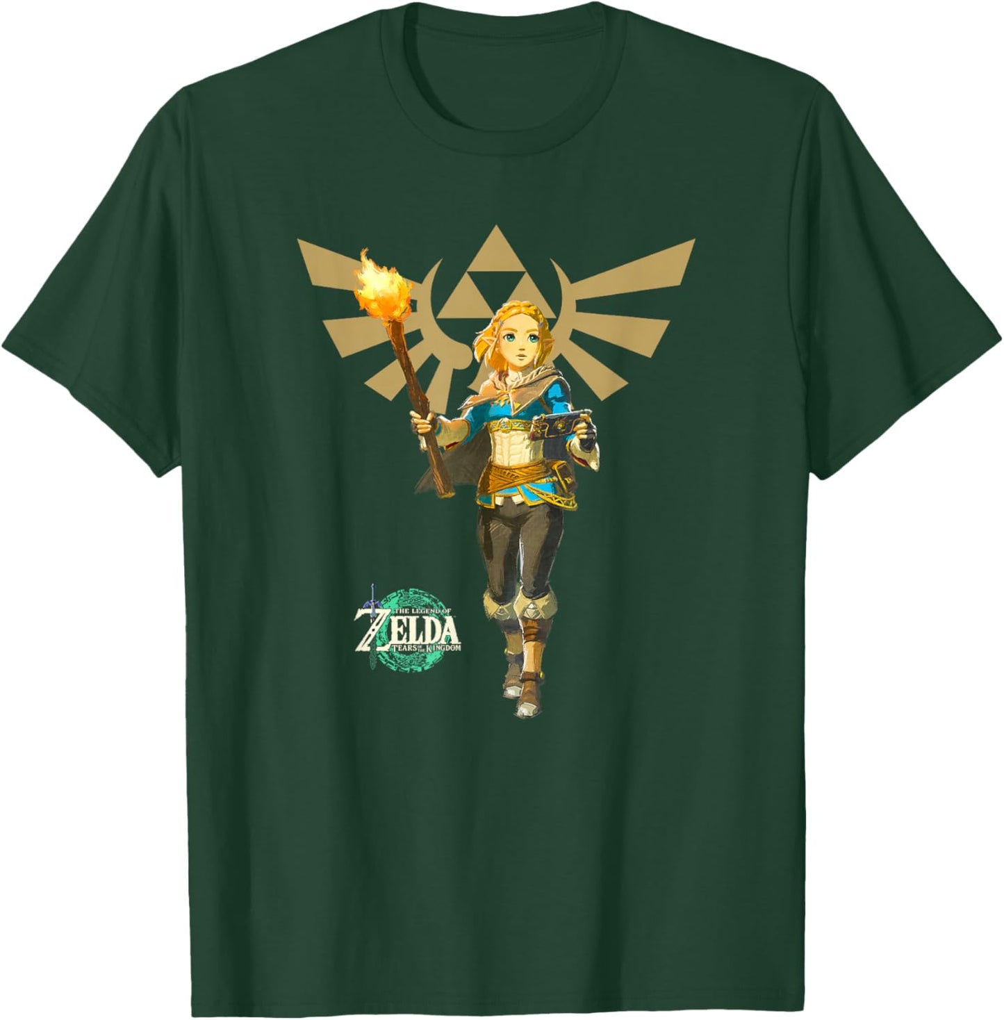The Legend of Zelda Tears Of The Kingdom Zelda Exploring T-Shirt - T-Shirt | Forest