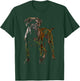 Cane Corso Dog Drawing Animal Art Graphic Cane Corso T-Shirt - T-Shirt | Forest