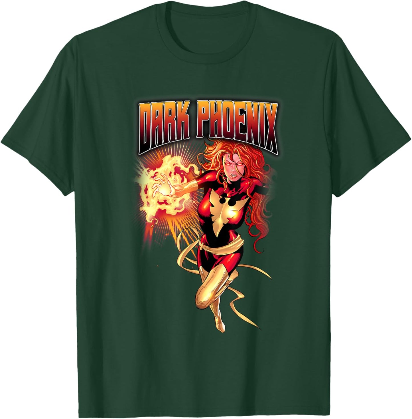 Marvel X-Men Dark Phoenix Evil Jean Grey Shot T-Shirt - T-Shirt | Forest