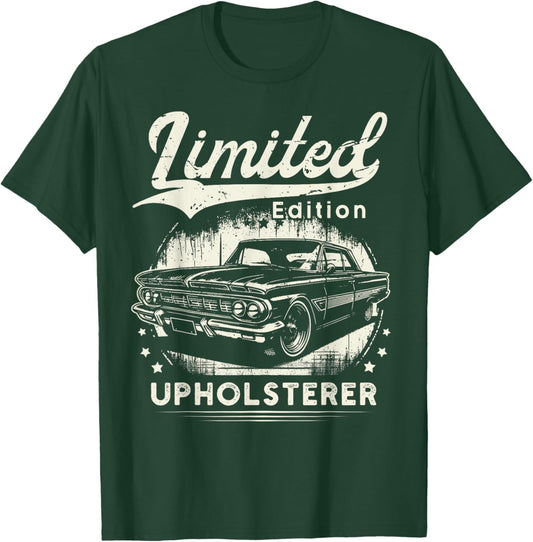Upholsterer Job classic car Birthday Worker Professional T-Shirt - T-Shirt | Forest
