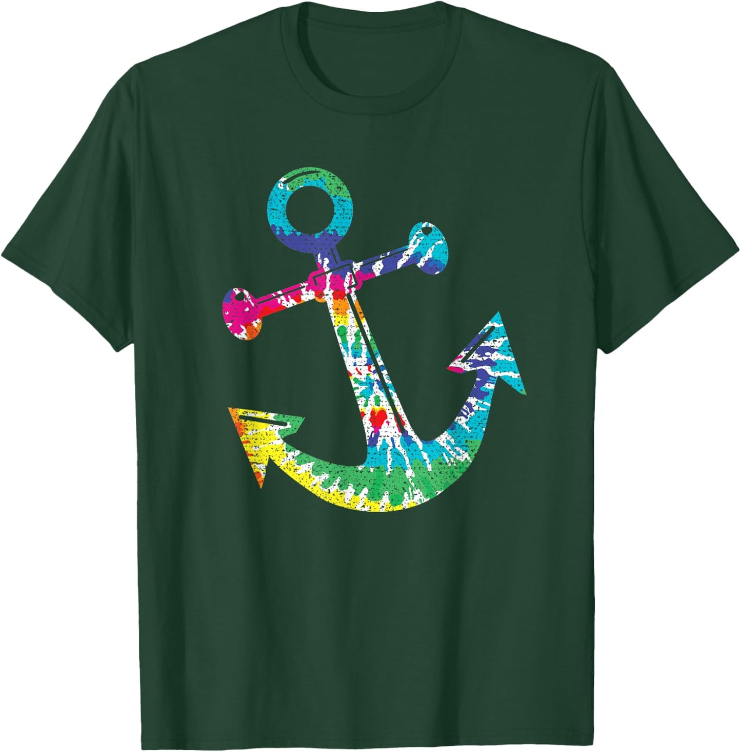 Anchor tie-dye T-Shirt - T-Shirt | Forest
