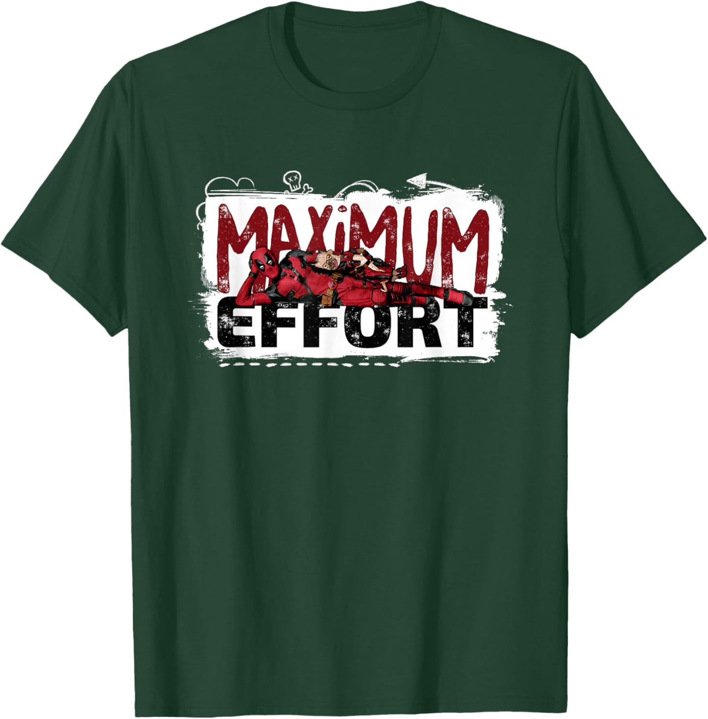 Marvel Studios Deadpool & Wolverine Dogpool Maximum Effort T-Shirt - T-Shirt | Forest