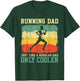 Retro Running Dad Funny Runner Marathon Athlete Humor Outfit T-Shirt - T-Shirt | Forest