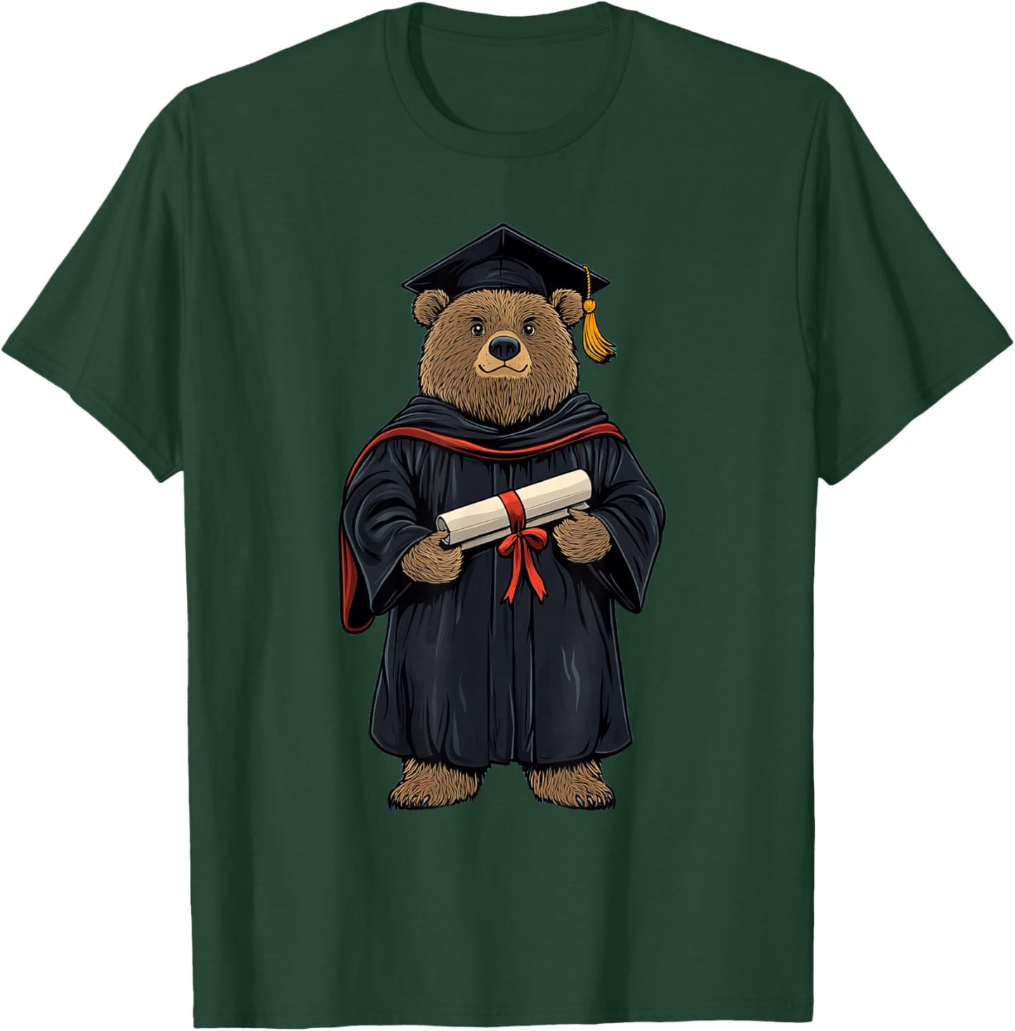 Cute Bear Graduation T-Shirt - T-Shirt | Forest