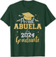 Proud abuela of a class of 2024 graduate senior graduation T-Shirt - T-Shirt | Forest