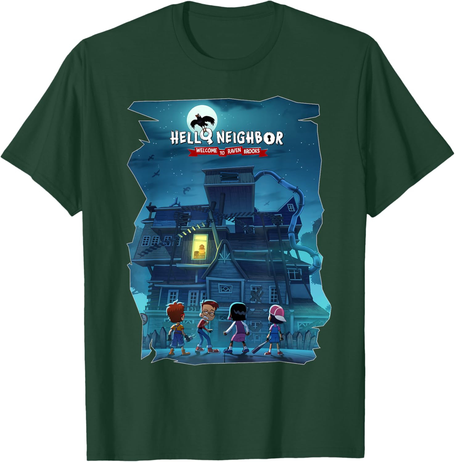 Hello Neighbor - Game Related Designs T-Shirt - T-Shirt | Forest