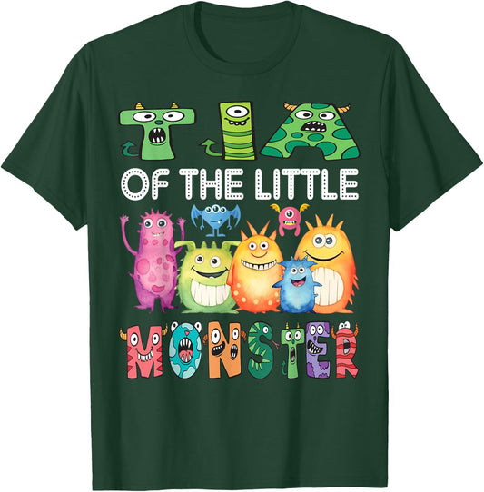 Tia Of The Little Monster Kids 1St Birthday Party T-Shirt - T-Shirt | Forest